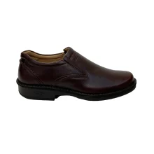 کفش مردانه روزمره طبی تمام چرم مدل فرمول 2 Formul2 برند آراد Arad رنگ قهوه ای سوخته