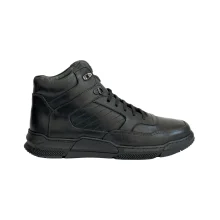 کفش مردانه بوت اسپرت تمام چرم مدل فوستر Foster برند گارنر Garner رنگ مشکی