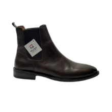 کفش مردانه بوت کلاسيک دوبر کش تمام چرم مدل K110 برند 21 رنگ قهوه ای سوخته