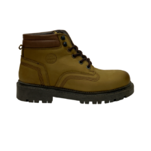 کفش زنانه بوت اسپرت تمام چرم مدل کی2 K2 برند شمس Shams رنگ خاکی