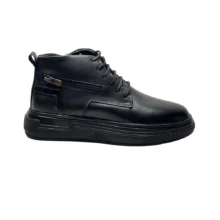 کفش زنانه بوت اسپرت تمام چرم مدل چانو Chano برند گارنر Garner رنگ مشکی