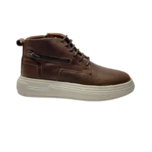 کفش زنانه بوت اسپرت تمام چرم مدل چانو Chano برند گارنر Garner رنگ عسلی