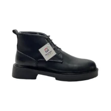 کفش مردانه بوت تمام چرم مدل فرانک Frank برند گارنر Garner رنگ مشکی