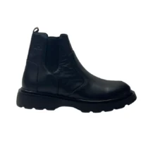 کفش زنانه بوت تمام چرم مدل 5018 برند مادو Mado رنگ مشکی