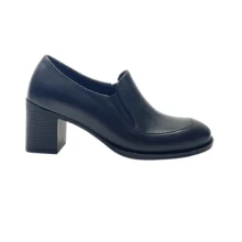 کفش زنانه بوت اداری مجلسی پاشنه دار تمام چرم مدل 8640 برند مارس Mars رنگ مشکی