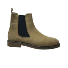 کفش مردانه بوت کژوال دوبرکش اشبالت تمام چرم مدل اوپارتوس Opartos برند مارس Mars رنگ خاکی