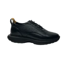 کفش زنانه اسپرت تمام چرم مدل کلارا Clara برند ايران طب Iranteb رنگ مشکی