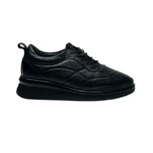 کفش زنانه اسپرت طبی تمام چرم مدل 5032 برند مادو Mado رنگ مشکی