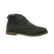 کفش مردانه بوت تمام چرم مدل 2592 برند مارس Mars رنگ يشمی