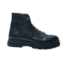 کفش مردانه بوت تمام چرم مدل ژاوير Xhavir برند مارس Mars رنگ مشکی