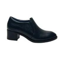 کفش زنانه اداری پاشنه دار دريچی تمام چرم مدل 8260 برند مارس Mars رنگ سرمه ای